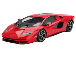 Lamborghini Countach LPI 800-4 Rosso Mars Red 1/18 Model Car by Top Speed