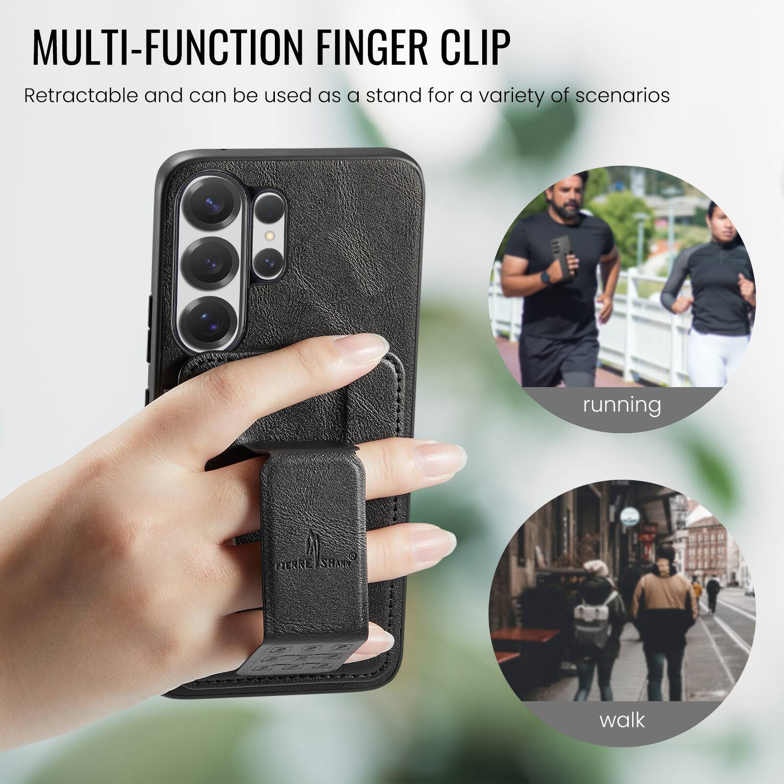 MULTI-FUNCTION FINGER CLIP

Retractable and can be used as a stand for a variety of scenarios

running

walk