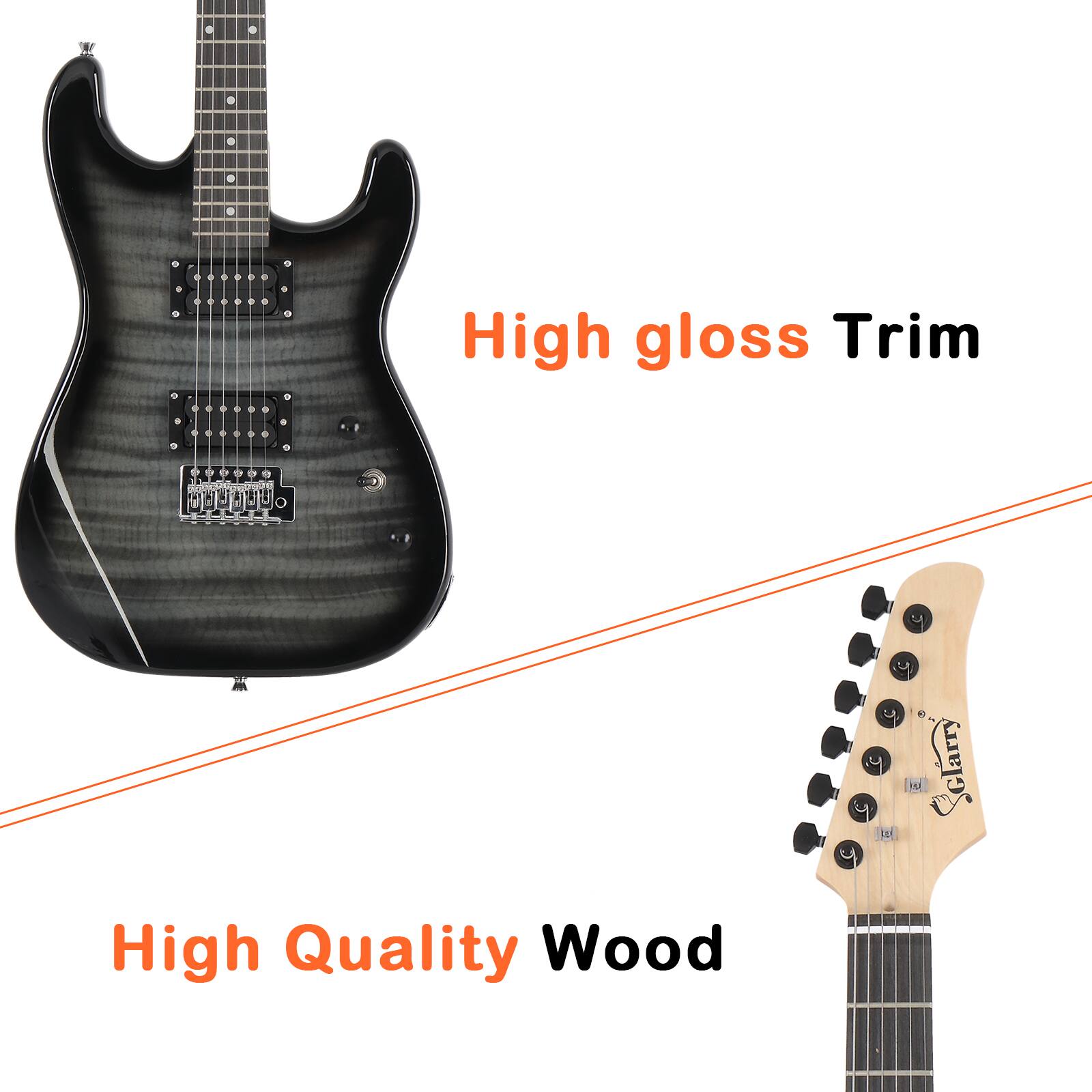 High gloss Trim  
High Quality Wood