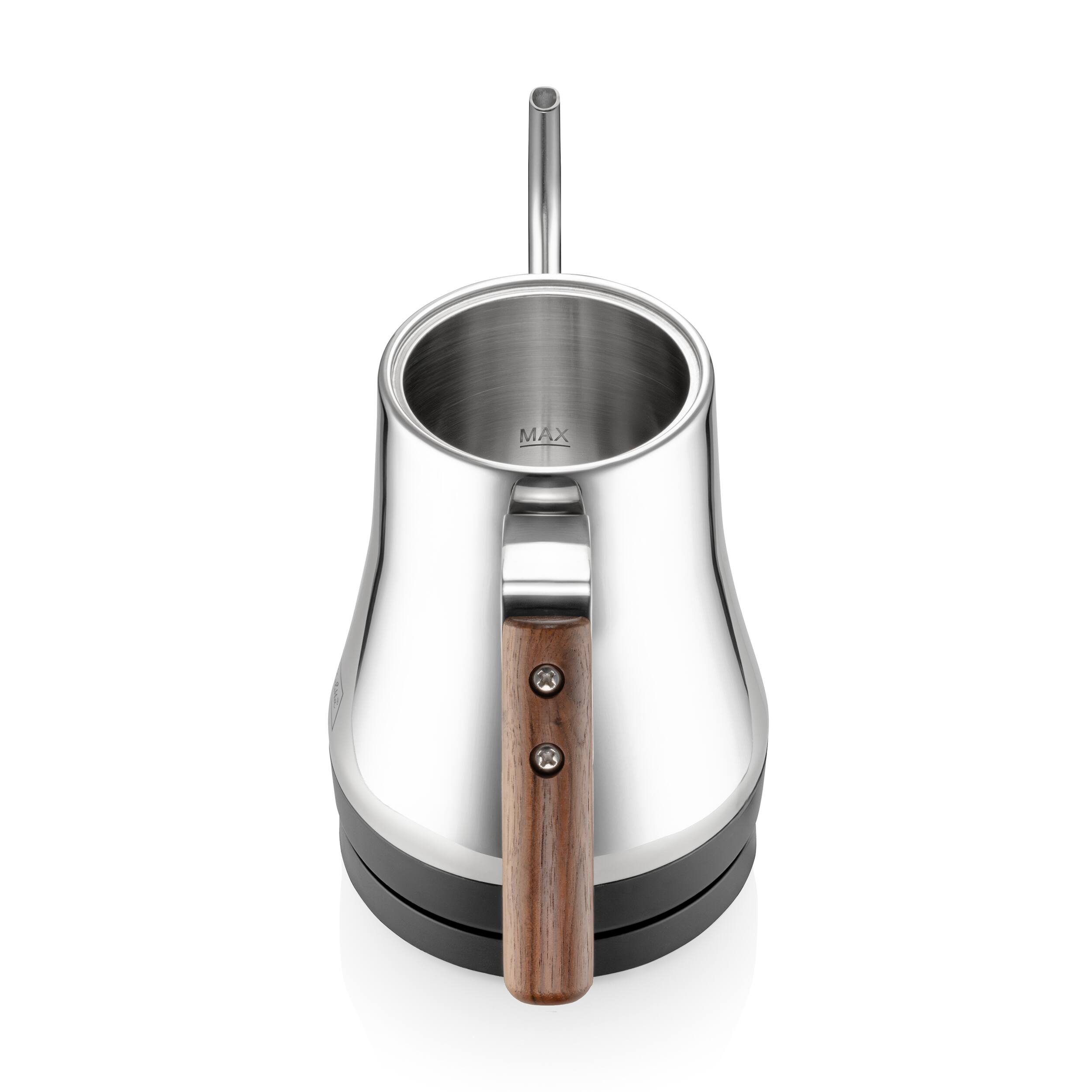 Alt View 1. Melitta - Precision Pour X 20-oz. Pour Over Gooseneck Spout Kettle - Stainless Steel.
