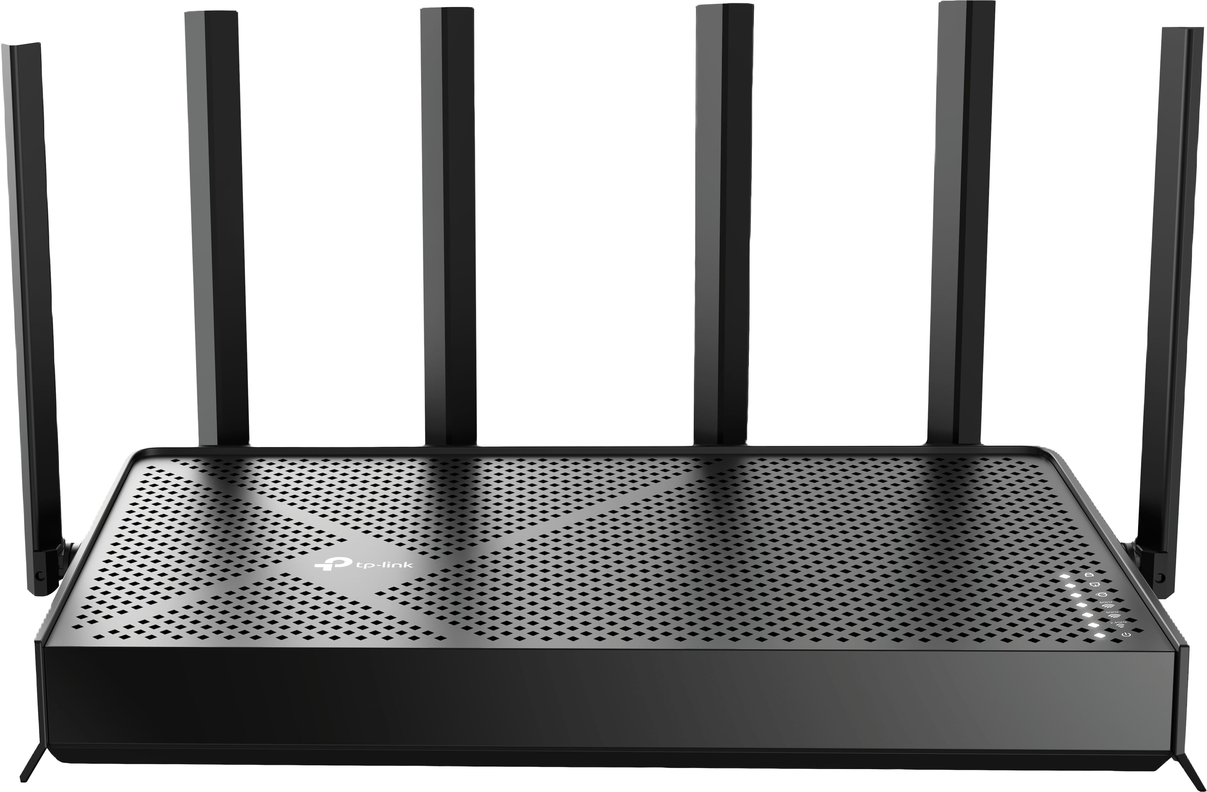 TP-Link - Archer BE9500 Tri-Band Wi-Fi 7 Router plus 1 Year of HomeShield Premium Service - Black