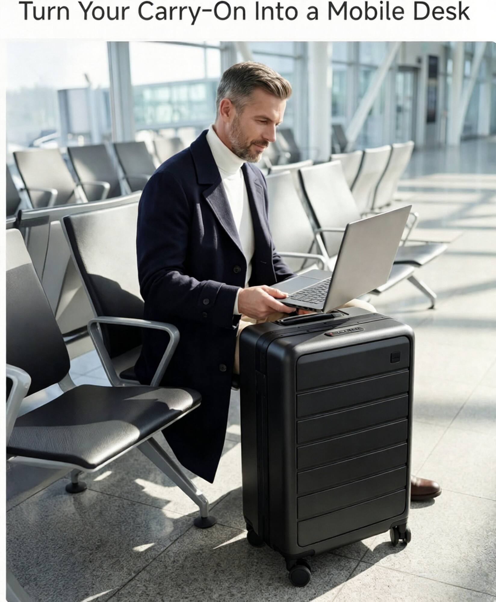 Turn Your Carry-On Into a Mobile Desk