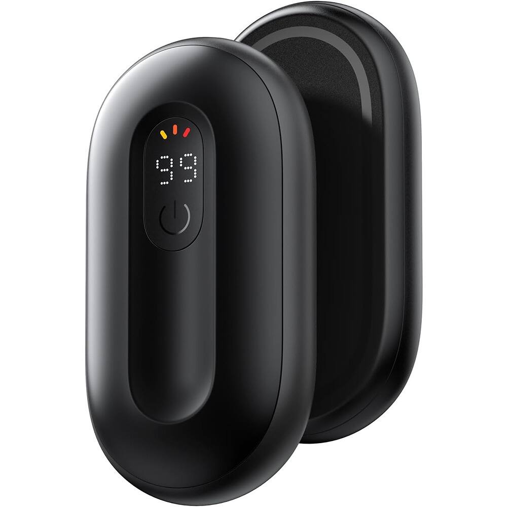 Front. MOSZAR LLC - Rechargeable Hand Warmers 2-Pack, Magnetic, Digital Display, Portable Heater.