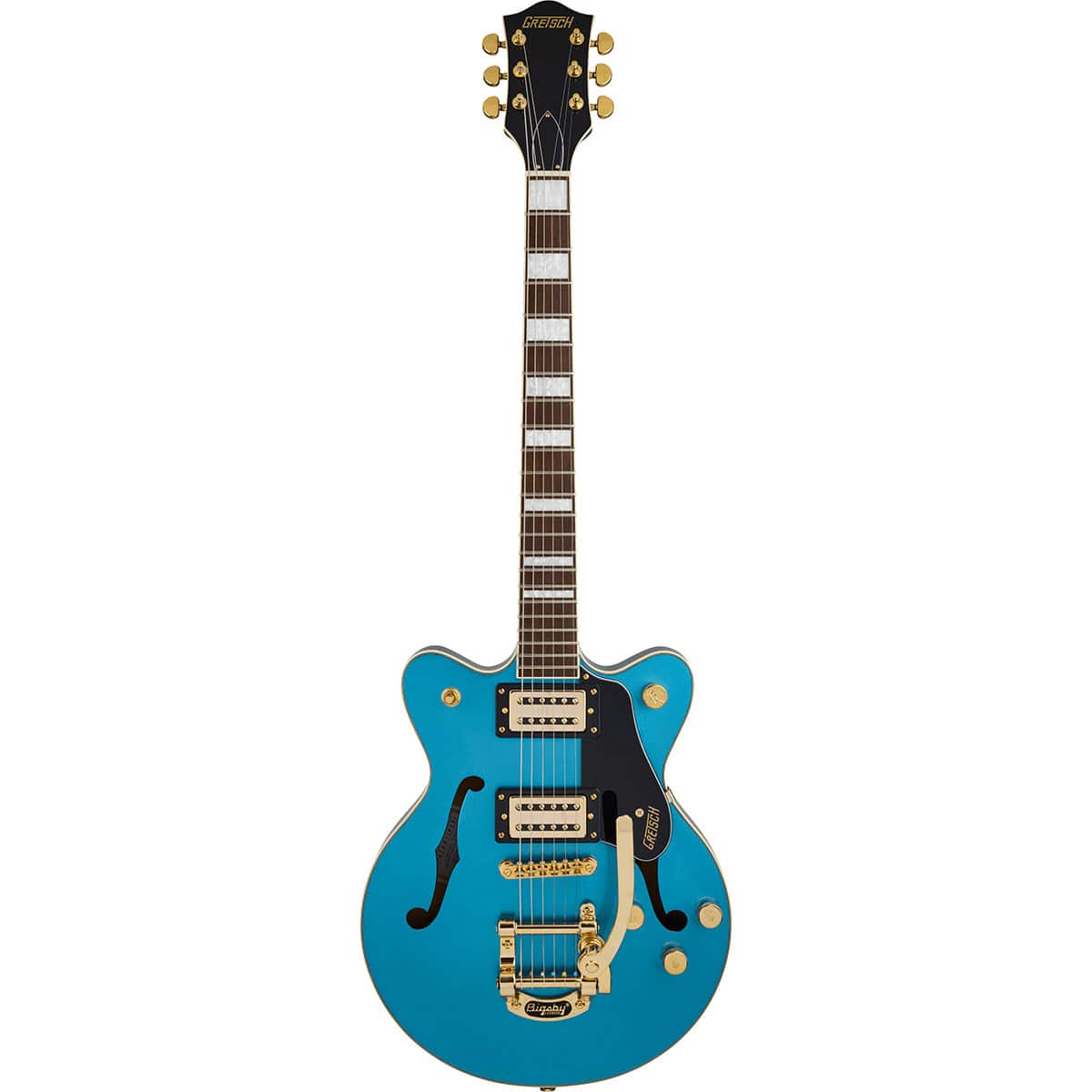 Gretsch - Limited Edition G2655TG Streamliner Series Electric Guitar with Bigsby, Riviera Blue price history on PriceWatchPro