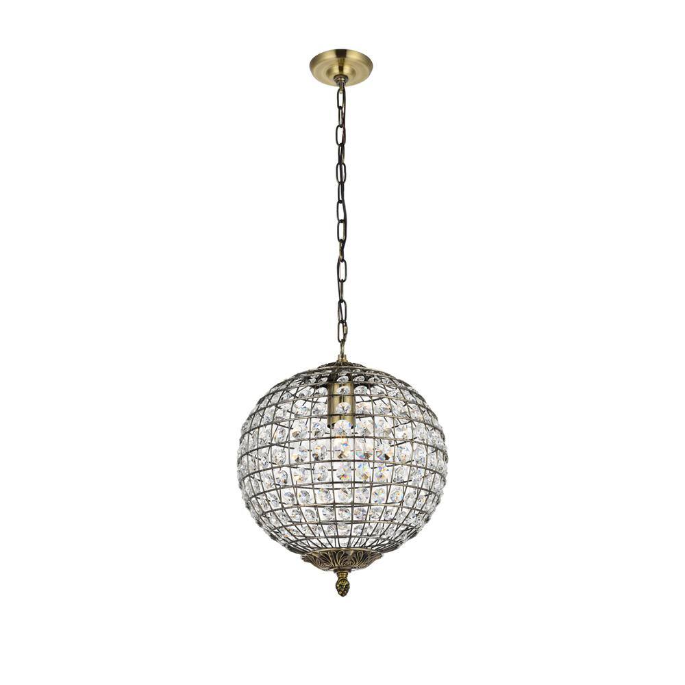 Alt View 3. Living District - Earlene 1 light 12 inch antique bronze pendant - Antique Bronze.