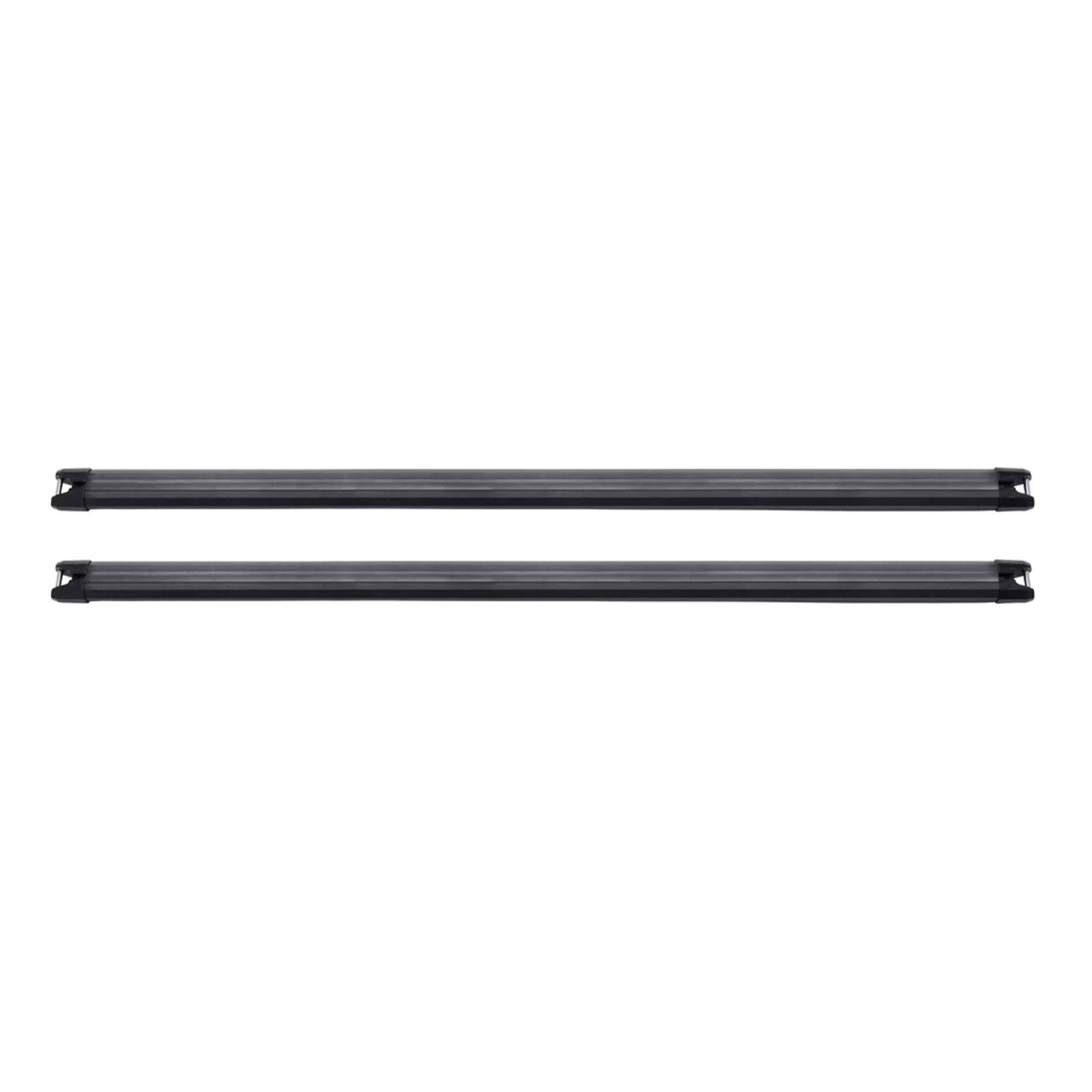 Front. Yakima - Yakima 68 Inch Heavy Duty Crossbars w/Rubber Infill, Works w/StreamLine Towers - Black.