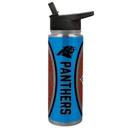 Great American Products - Carolina Panthers 24oz. Jr. Thirst Game Ball Hydration Bottle - Brown