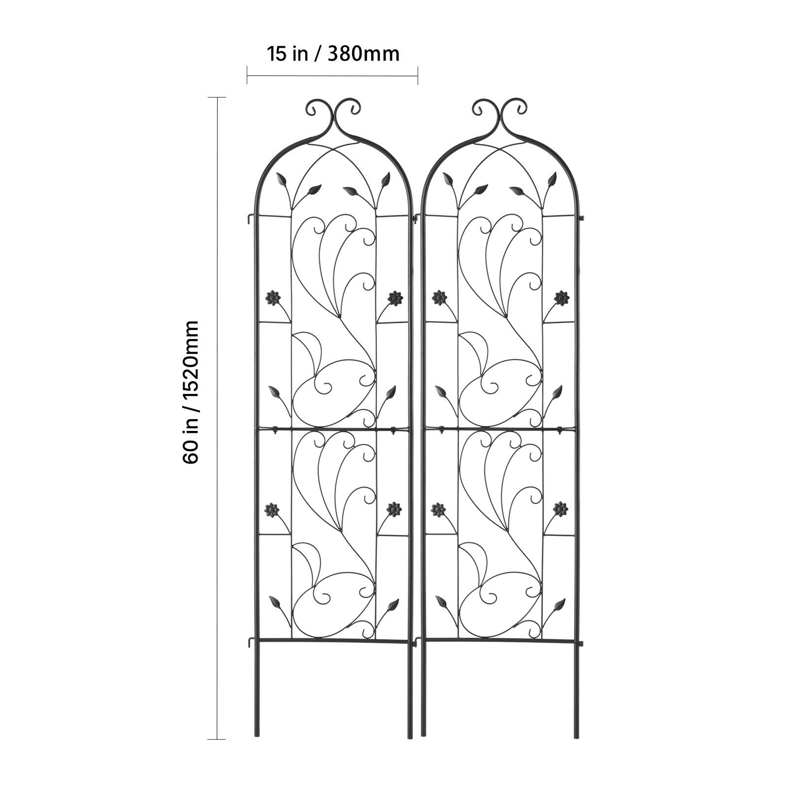 15 in / 380mm  
60 in / 1520mm