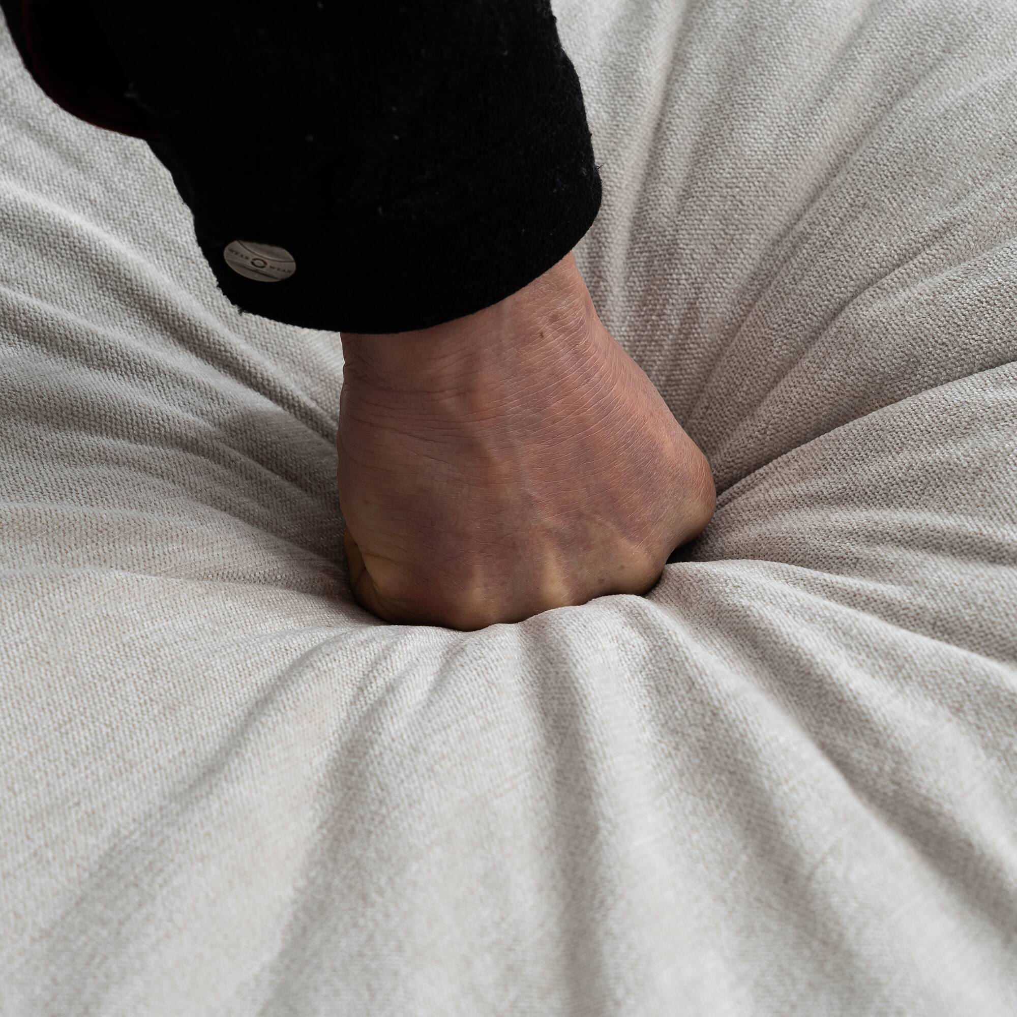 Alt View 4. Tiramisubest - Convertible U-Shaped Sofa with Storage Footstools,2-Seater Combination Sofa for Living Room/Bedroom/Office,Beige - Beige.