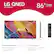 LG QNED 86QNED70AUA Class 86" (86.4" Diag) 75.9" H 2.4" - 43.5" 86.4" 45.9" - OLO 60.3" 14.3" Dimensions (Inches W x H X D) 75.9 x 43.5 x 2.4 (without stand) 75.9 x 45.9 x 14.3 (with stand) 60.3 (stand footprint) What's in the box Magic Remote Power Cable Remote Control Batteries Stand Quick Start Guide