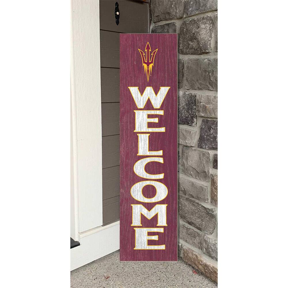 Alt View 1. Jardine - Arizona State Sun Devils 12'' x 48'' Welcome Leaner - Maroon.