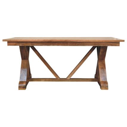 Front. Artisan Furniture - Artisan Furniture Solid WoodTreston Dining Table - Brown.