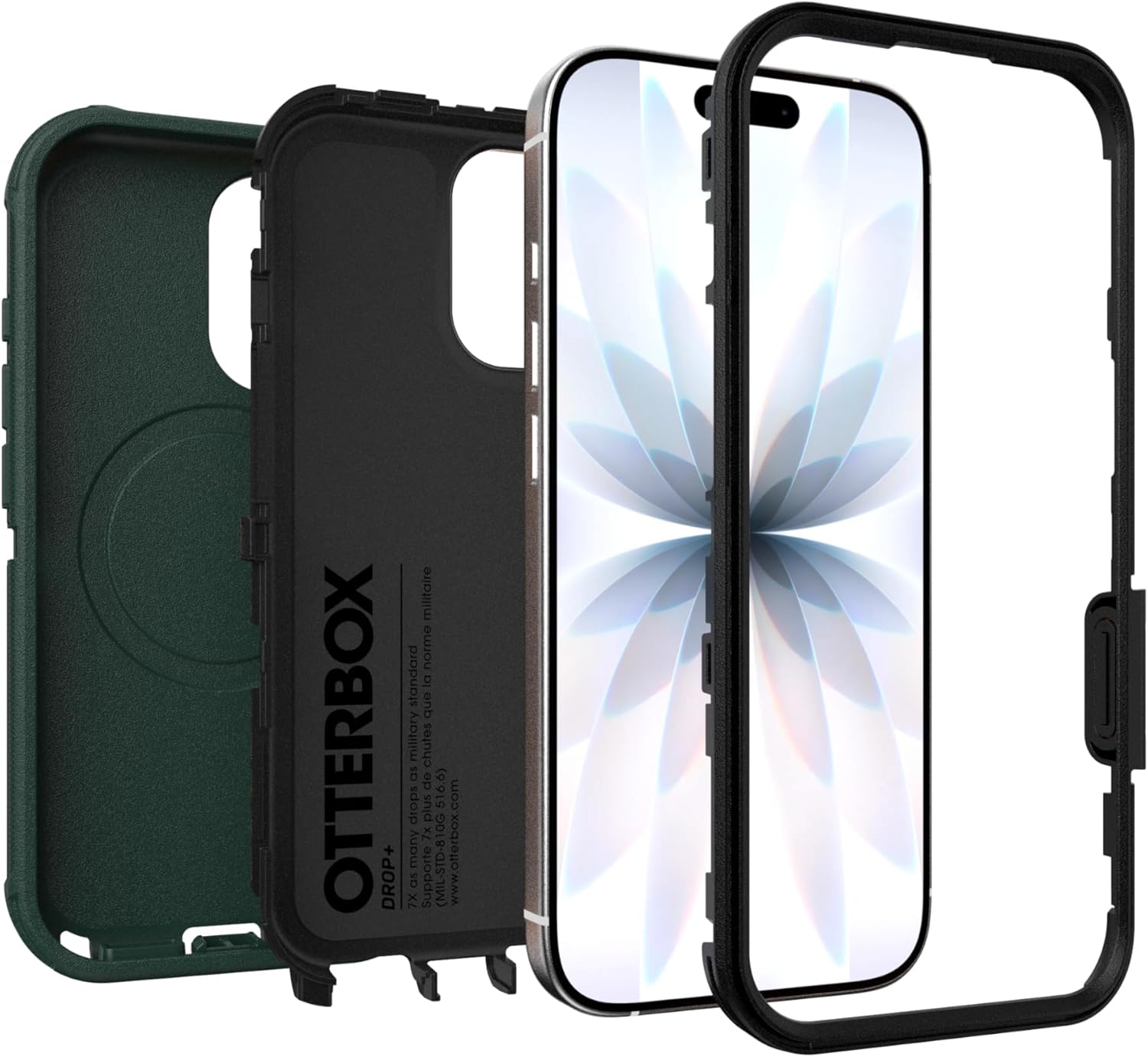 OTTERBOX DROP+  
Supporte (MIL-STD-810G 516.6) drops de 6 à 6)  
www.offerbox.com