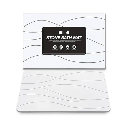 STONE BATH MAT
A superior and eco-friendly bathroom solution, made from natural diatomaceous earth and recycled paperboard, with exceptional absorbency.
- 100% Recyclable
- 100% Biodegradable
- Machine Washable
- Hypoallergenic
- Slip Resistant