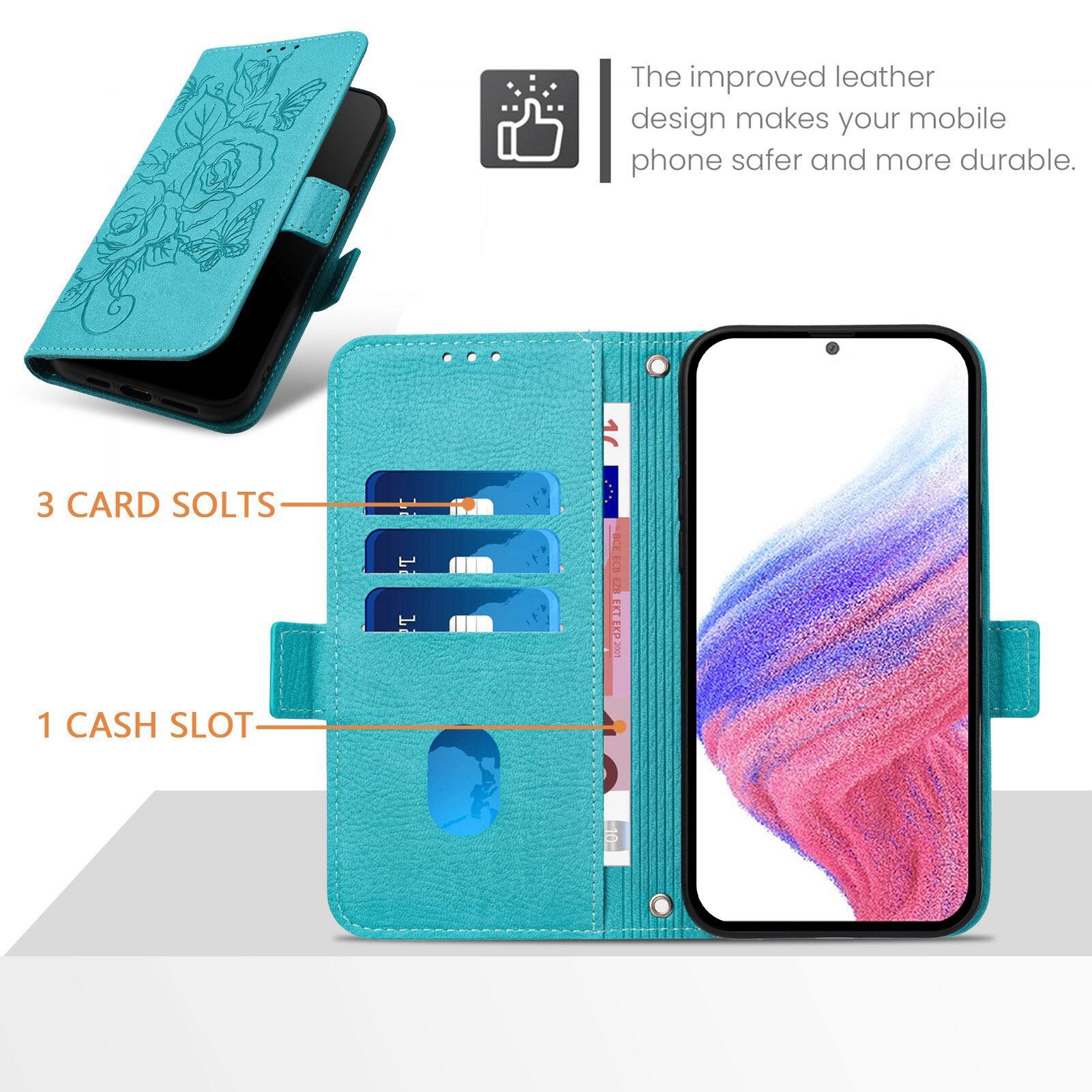The improved leather design makes your mobile phone safer and more durable.

3 CARD SLOTS

1 CASH SLOT