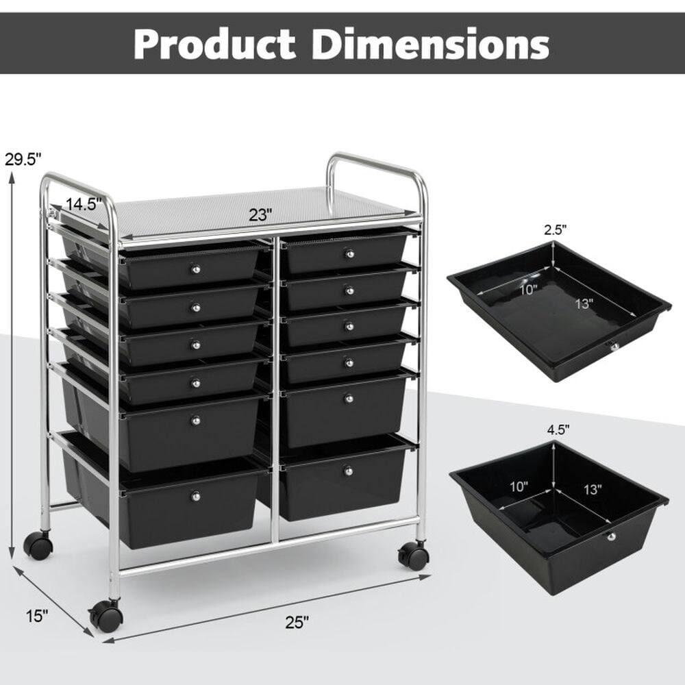 Product Dimensions:  
29.5" x 14.5" x 23"  
2.5" x 10" x 13"  
4.5" x 10" x 13"  
15" x 25"