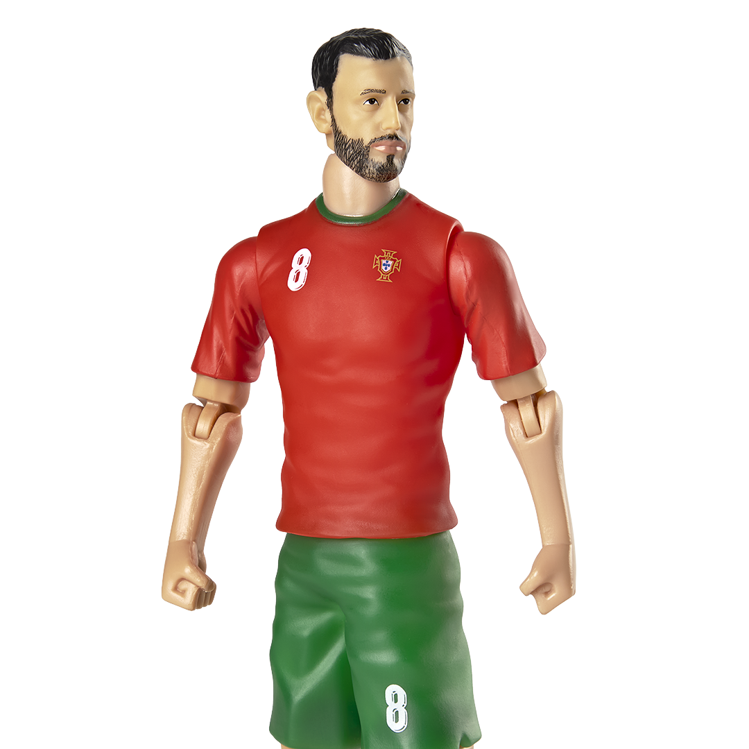 Alt View 3. Banbo Toys - Banbo Toys SOCKERS Portugal National Bruno Fernandes 8" Collectible Soccer Action Figure.