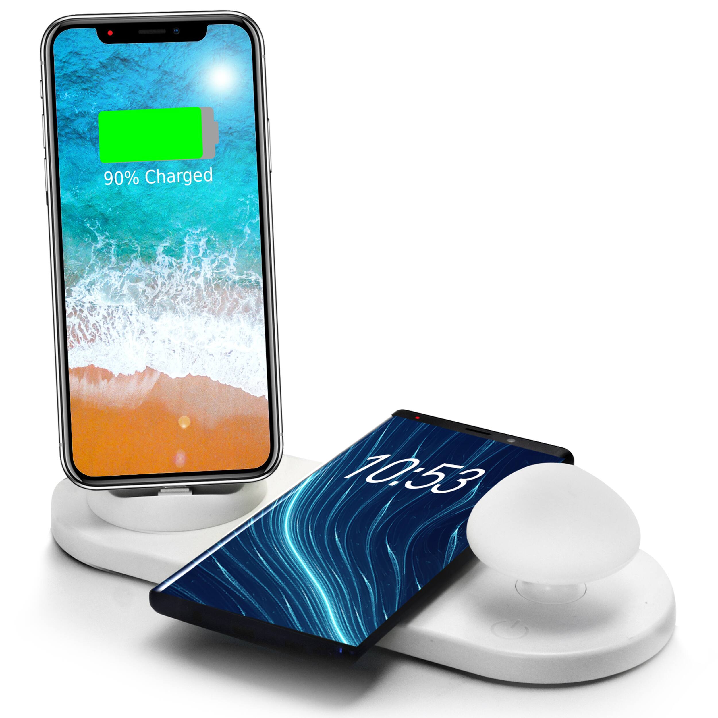 Trexonic Wireless Charger 3 in 1 Charger Dock with Wireless