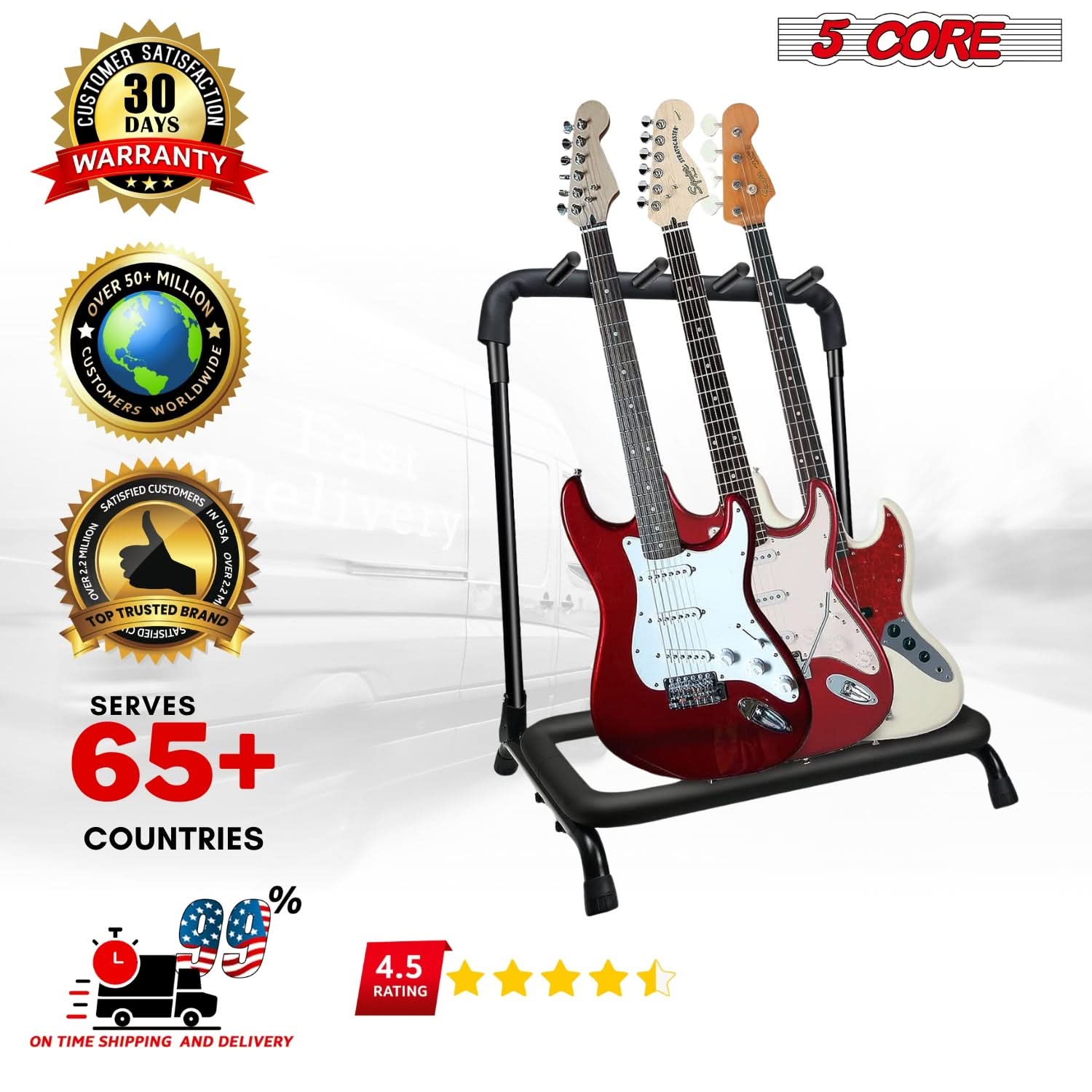 - CUSTOMER SATISFACTION 30 DAYS WARRANTY
- OVER 50+ MILLION CUSTOMERS WORLDWIDE
- SATISFIED CUSTOMERS IN USA
- TOP TRUSTED BRAND
- SERVES 65+ COUNTRIES
- 4.5 RATING
- ON TIME SHIPPING AND DELIVERY
- 5 CORE