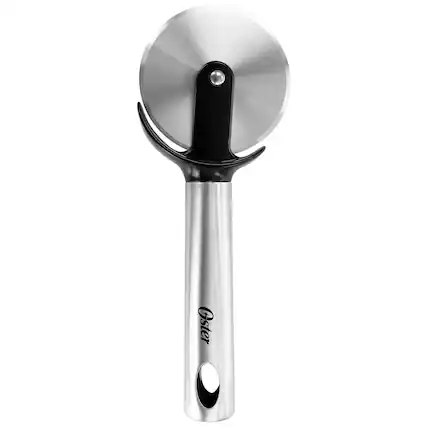 Front. Oster - Oster Baldwyn Stainless Steel Pizza Cutter Utensil.
