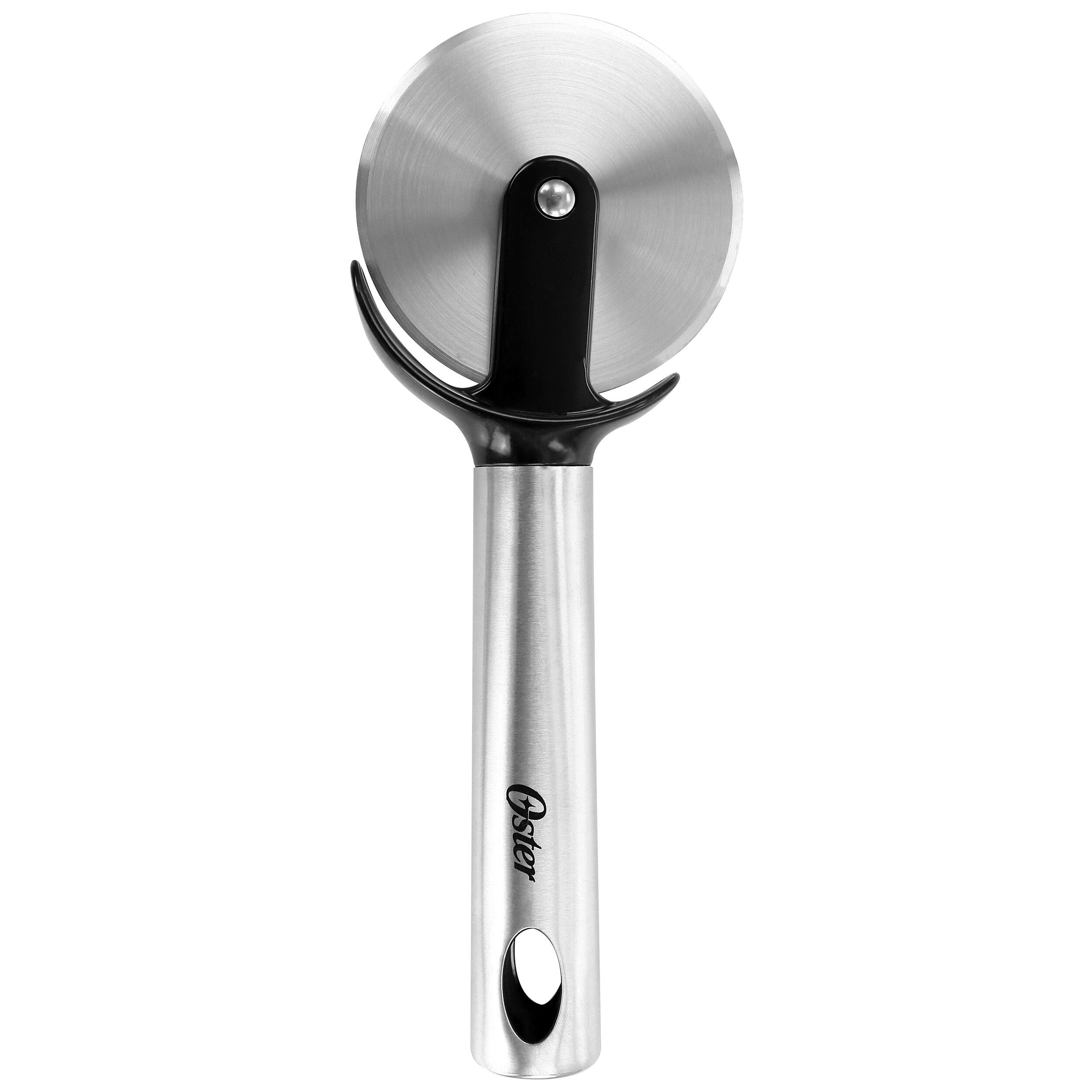 Front. Oster - Oster Baldwyn Stainless Steel Pizza Cutter Utensil.