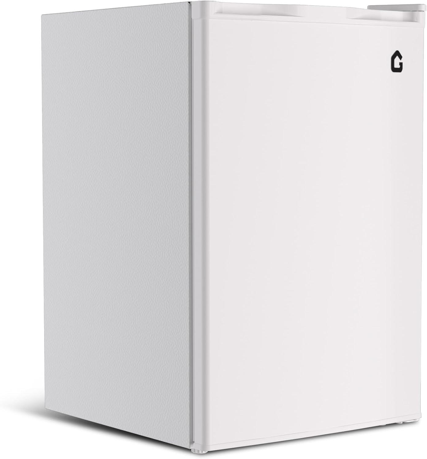Angle. GARVEE - 4.5 Cu.Ft. Refrigerator with Freezer Mini Fridge Large Capacity Food Storage Cooling drinks Apartment Dorm - sliver.
