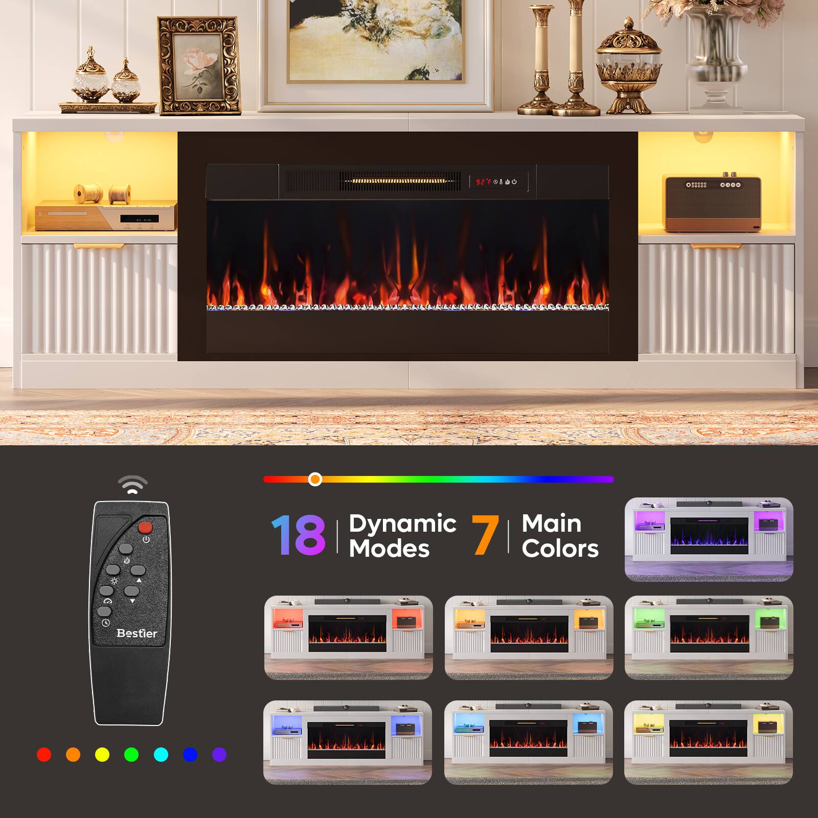 Bestier

18 Dynamic Modes

7 Main Colors