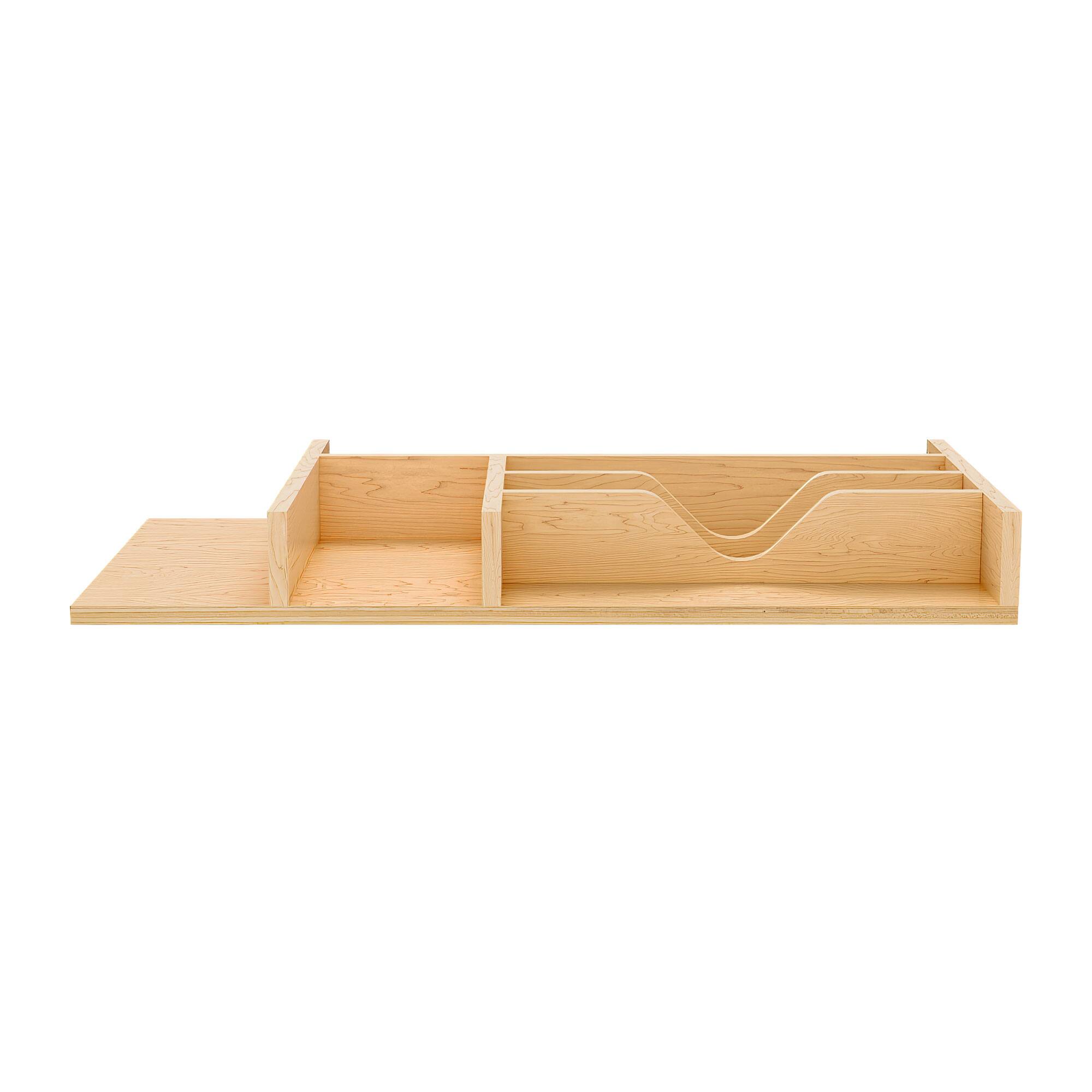 Alt View 5. Rev-A-Shelf - Rev-A-Shelf Natural Maple Right Size Utensil Drawer Insert, 10-1/4" x 19-1/2 - Light Brown.
