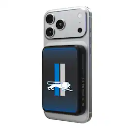 Keyscaper - Detroit Lions Wireless Magnetic Power Bank - Black