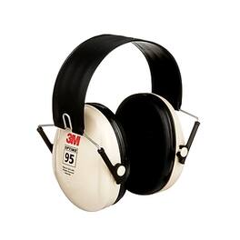 Peltor - Optime 95 Folding Over-the-Head H6F/V Earmuffs, NRR 95 dB, Beige - Purple