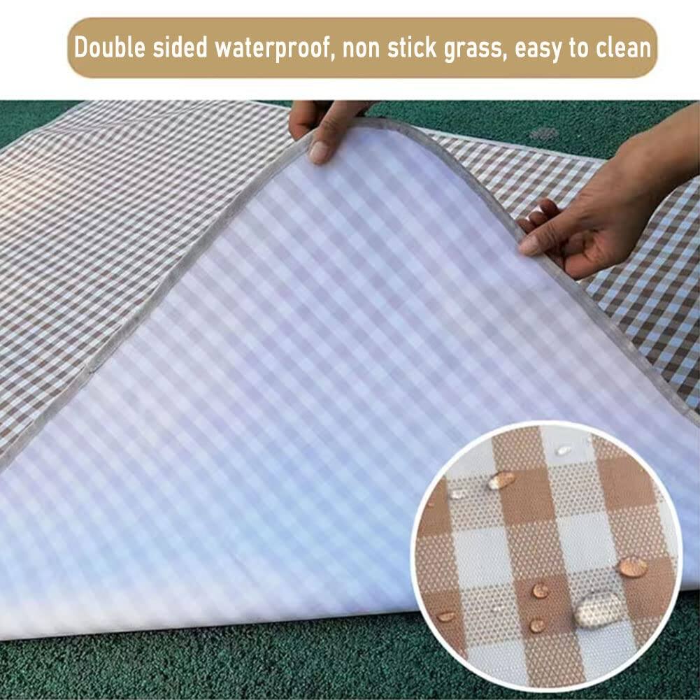 Double sided waterproof, non stick grass, easy to clean