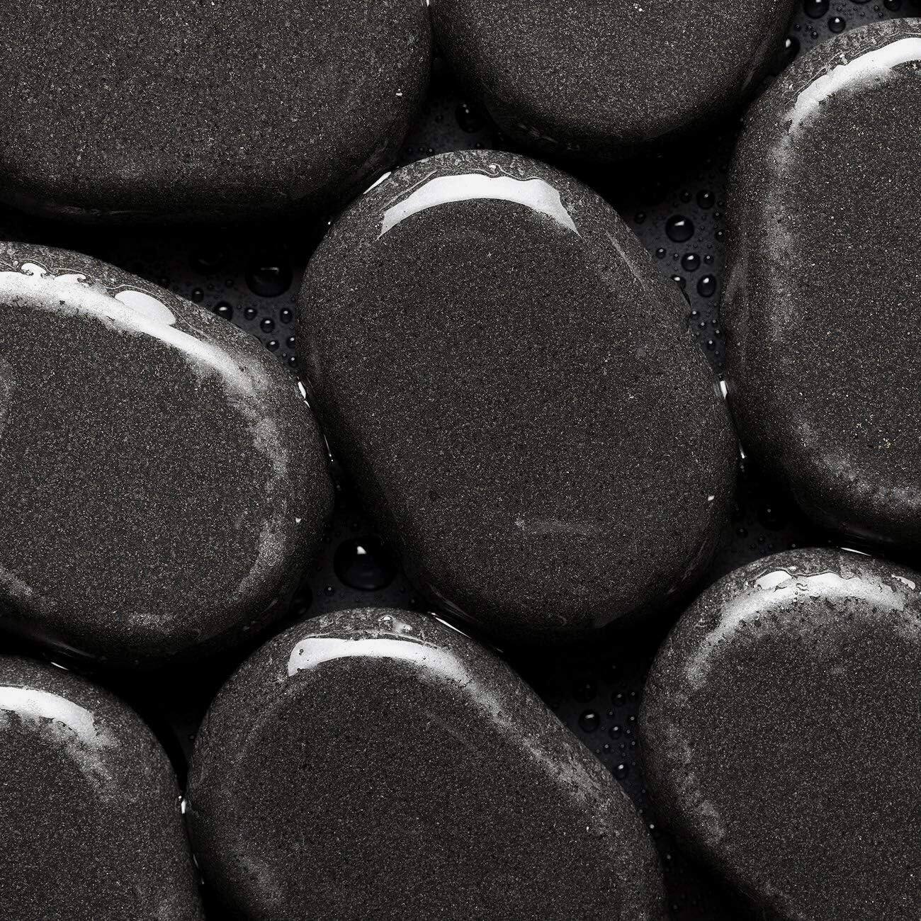 Alt View 6. Sorbus - Sivan Health and Fitness 8-Piece Large Black Basalt Hot Stone Set — Great for Spas, Massage Therapy, Relaxation - Black.