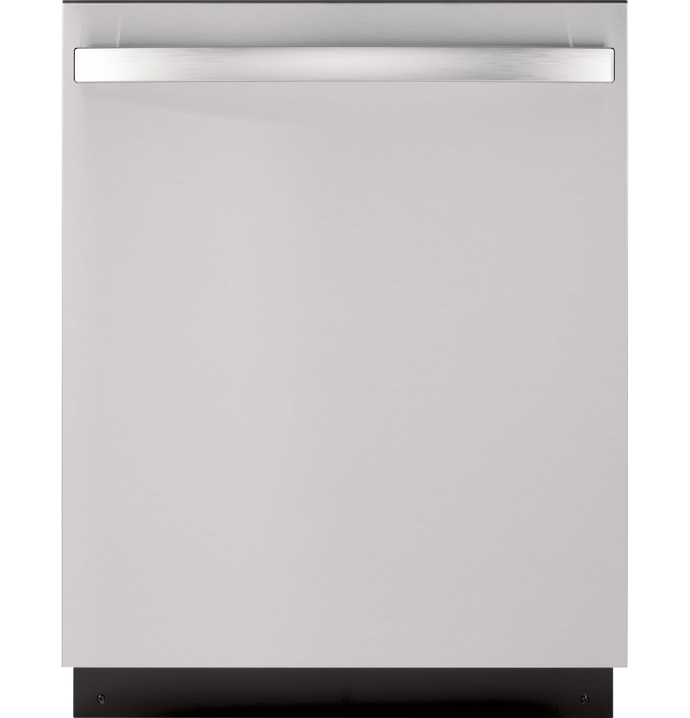 GE - 24" Top Control Built-In Stainless Steel Tub Dishwasher with Hidden Electric Controls and 51 dBA - Stainless Steel