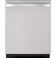 GE - 24" Top Control Built-In Stainless Steel Tub Dishwasher with Hidden Electric Controls and 51 dBA - Stainless Steel