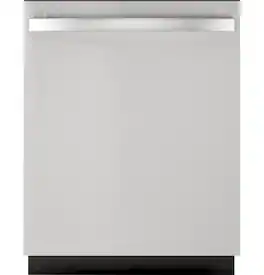 GE - 24" Top Control Built-In Stainless Steel Tub Dishwasher with Hidden Electric Controls and 51 dBA - Stainless Steel