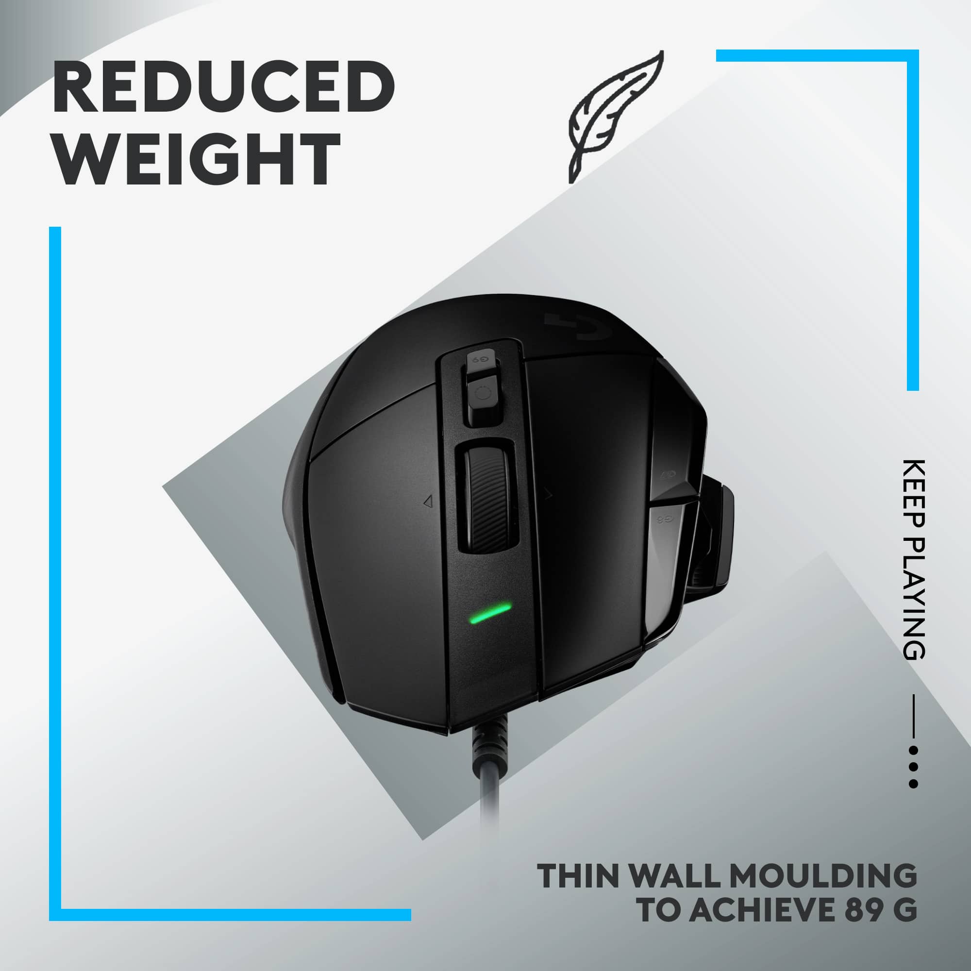 Reduced Weight Keep Playing Thin Wall Molding to Achieve 89 G
