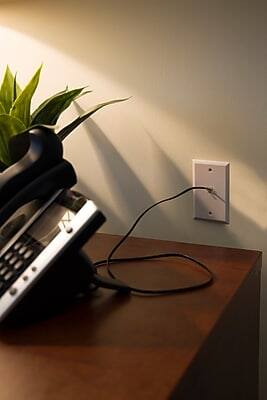 Alt View 2. Power Gear - Power Gear 76579 15' Telephone Line Cord, Black - Black.