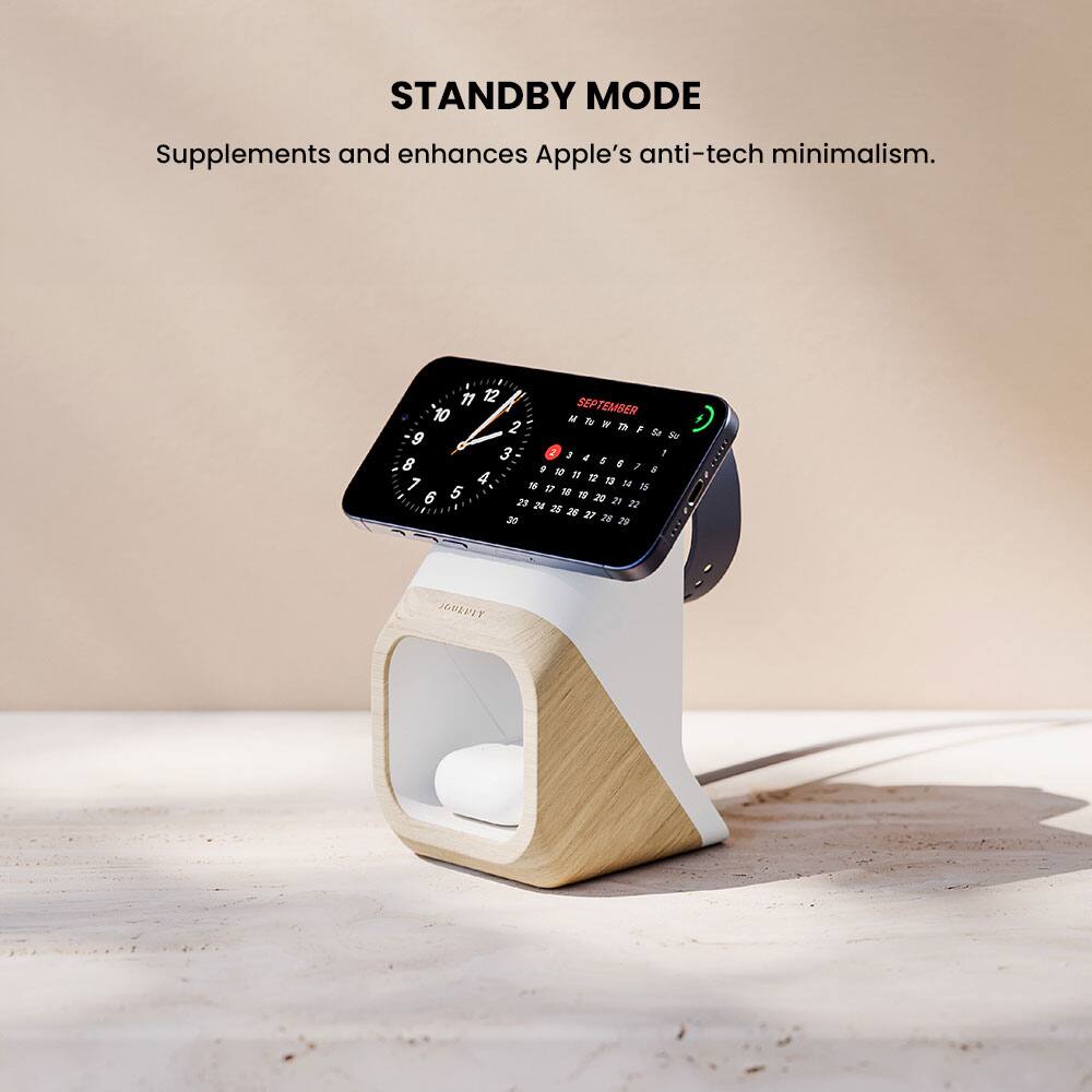 Standby Mode Supplements and enhances Apple's anti-tech minimalism.