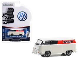 Greenlight - 1969 Volkswagen Type 2 Panel Van White with Black and Red Stripes "Hurst Shifters" "Club Vee V-Dub" Series 17 1/64 - White ,Black And Red