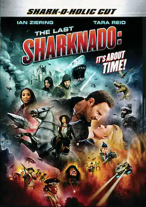 Front. The Last Sharknado: It's About Time (MOD) (DVD Movie).