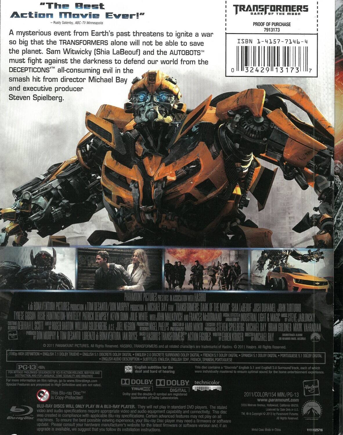 Alt View 1. Transformers: Dark of the Moon (Steelbook)   - BLU-RAY.