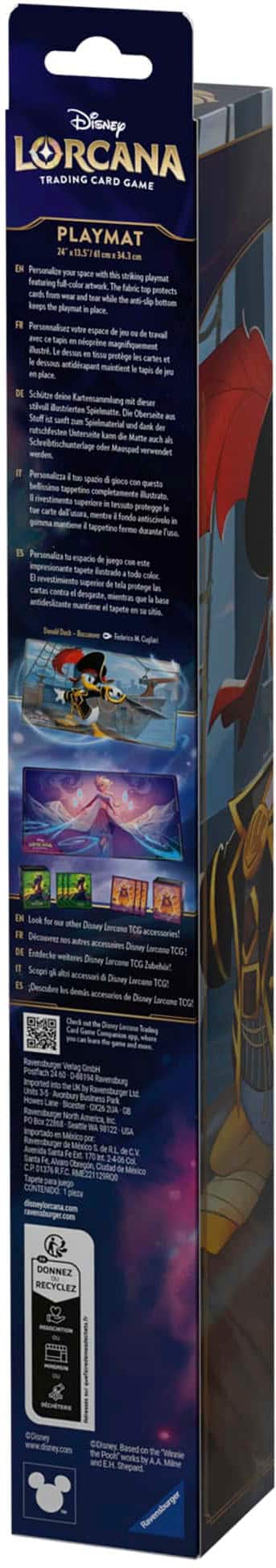 Disney Lorcana Trading Card Game Playmat. Featuring playmat artwork by The Flying Cadaver. The fibic cadd side protects the playmat from adhesive residue, while the anti-slip bottom keeps the playmat in place. The playmat side protects the playmat from adhesive residue, while the anti-slip bottom keeps the playmat in place. The playmat side protects the playmat from adhesive residue, while the anti-slip bottom keeps the playmat in place. The playmat side protects the playmat from adhesive residue, while the anti-slip bottom keeps the playmat in place.