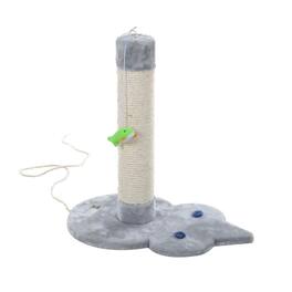 Armarkat - Mouse Shape Real Wood Cat Scratcher Toy Sisal Scratching PostKitty Training - Gray