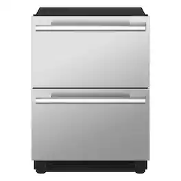 SKS - 24 in Wide 3.4 Cu. Ft. Built-in Undercounter Convertible Refrigerator/Freezer Drawers - Custom Panel Ready