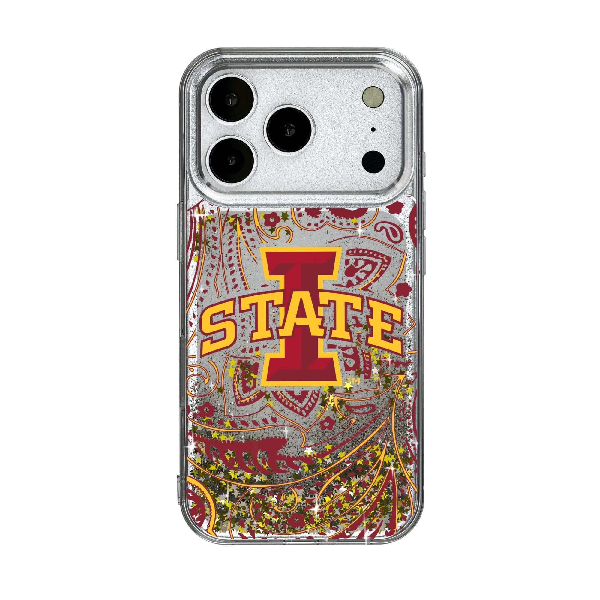 Keyscaper - NCAA - Iowa State Cyclones iPhone Glitter Paisley Design Case - 17 Pro - Multicolor price history on PriceWatchPro