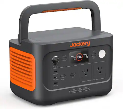 Jackery POWER OUTPUT: INPUT: 12V DC 100W USB-C 30W USB-A 600W Jackery Explorer