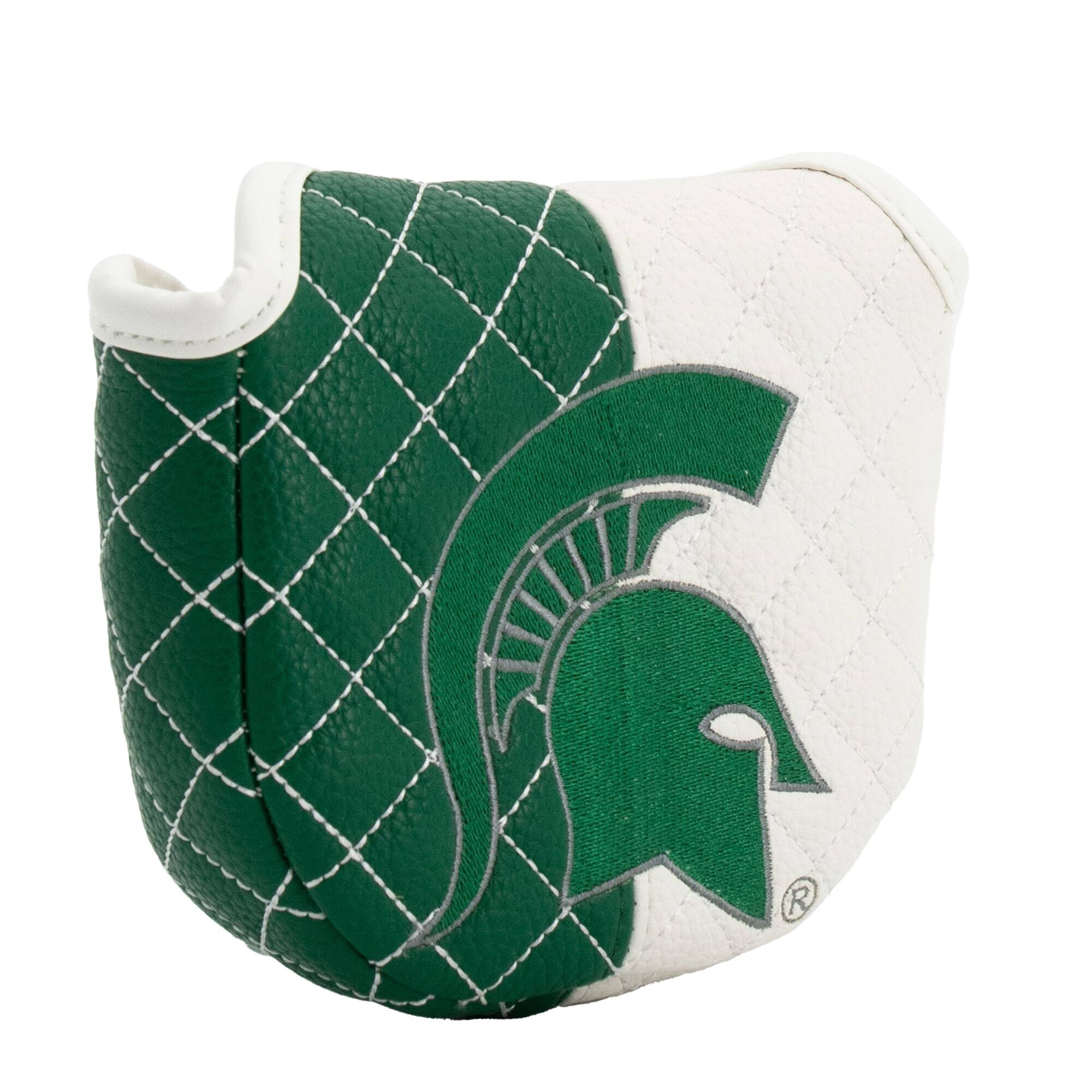 Alt View 2. Team Golf - Michigan State Spartans Quilted Mallet Putter Cover - Multicolor.