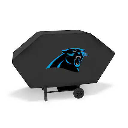 Front. Rico Industries - Carolina Football Panthers Executive Heavy Duty BBQ Barbeque Grill Cover - Multi.