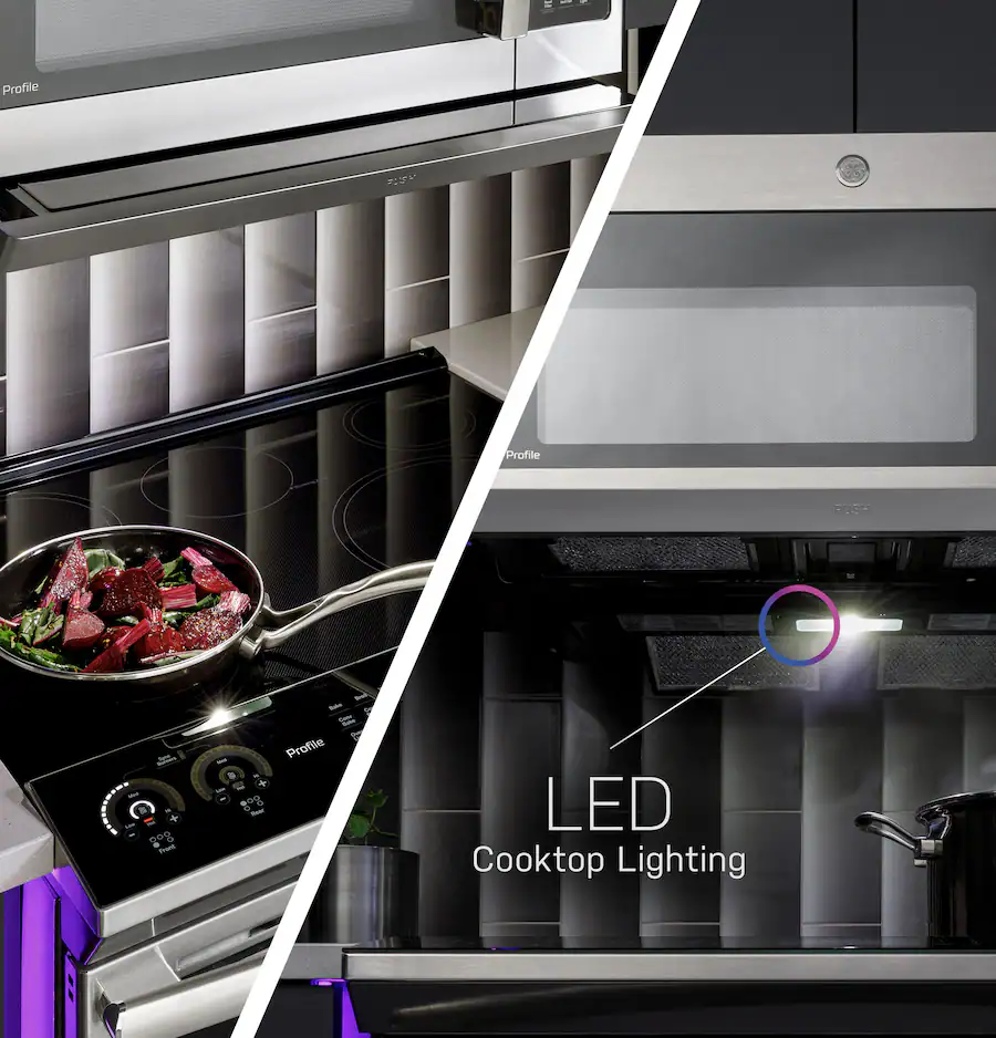 GE Profile 2.2 Cu. Ft. Over the Range Microwave with Sensor Cooking and ...