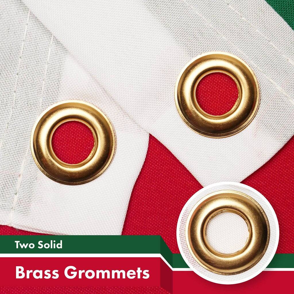 Two Solid Brass Grommets